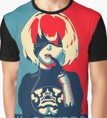 2B Nier H o p e Poster Graphic T-Shirt