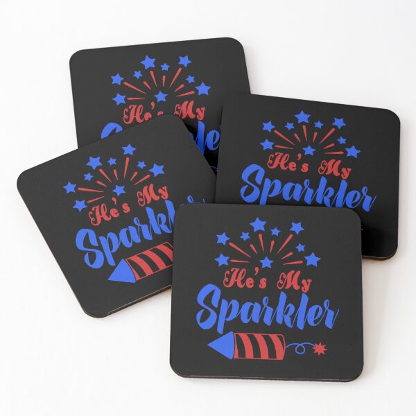 Item preview, He's My Sparkler 4th July Fireworks Patriotic American Party Gift designed and sold by TMelonShop.