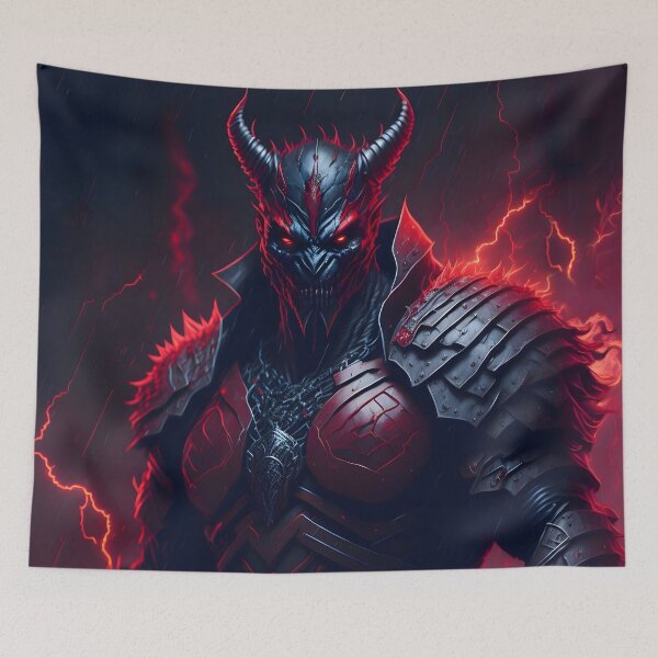 Item preview, Red Demon Radiating Power designed and sold by magikman65.