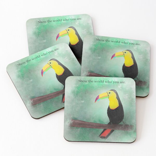 Item preview, Show the world who you are, toucan, spirt animals designed and sold by Treasuredreams.