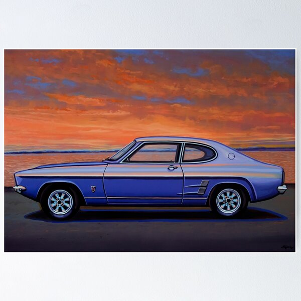 Item preview, Ford Capri 1969 Painting designed and sold by PaulMeijering.