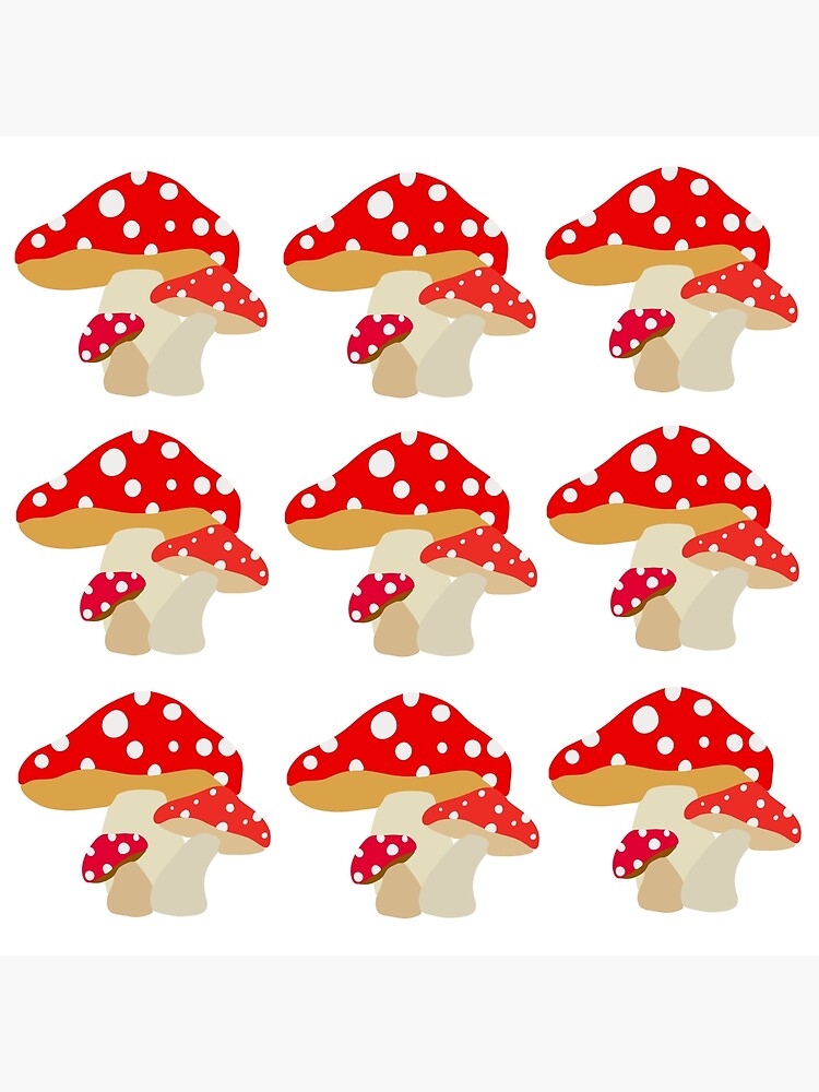 Disover cluster of mushrooms Premium Matte Vertical Poster