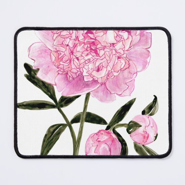 Item preview, Pink watercolor peony designed and sold by blursbyai.