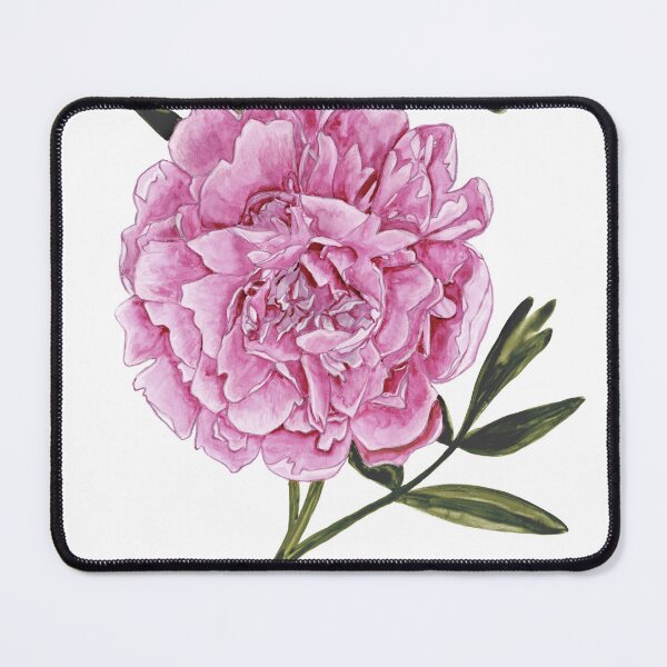 Item preview, Muted dark pink watercolor peony designed and sold by blursbyai.