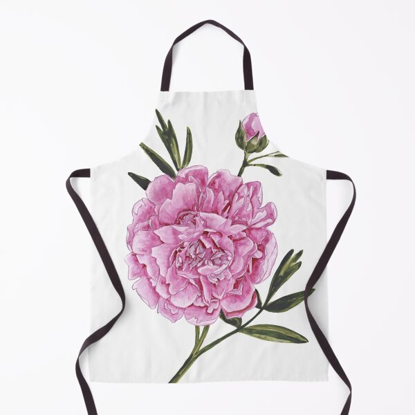 Item preview, Muted dark pink watercolor peony designed and sold by blursbyai.