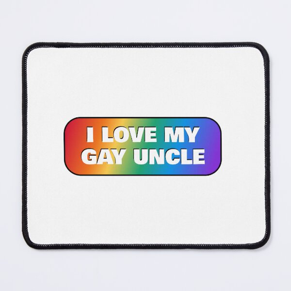 Item preview, I love my gay uncle - LGBT Pride rainbow colors designed and sold by Inspirationmotivation.