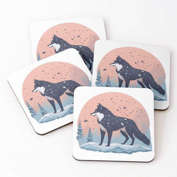 Item preview, Lone Wolf Sunset designed and sold by VintageVib.