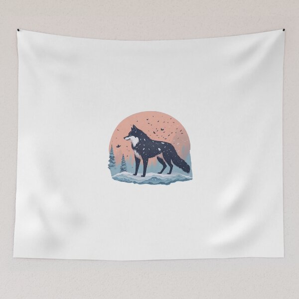 Item preview, Lone Wolf Sunset designed and sold by VintageVib.