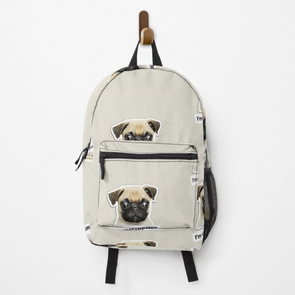 Item preview, I’m unstoppable funny text / pug /dog / puppy designed and sold by BiancaNeaguArt.