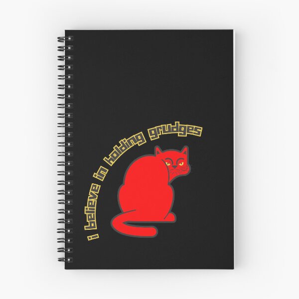 Item preview, I Believe In Holding Grudges Moody Red Cat designed and sold by CarleLS.