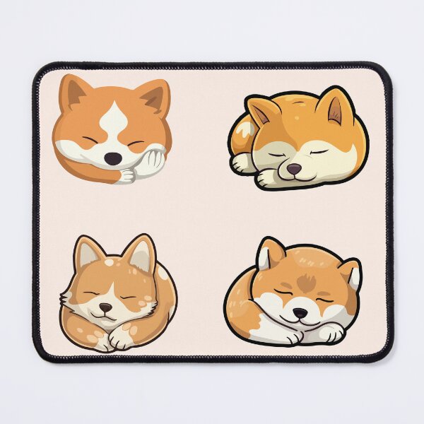 Item preview, Sleepy Shiba Inu Pack designed and sold by StickerWorlds.