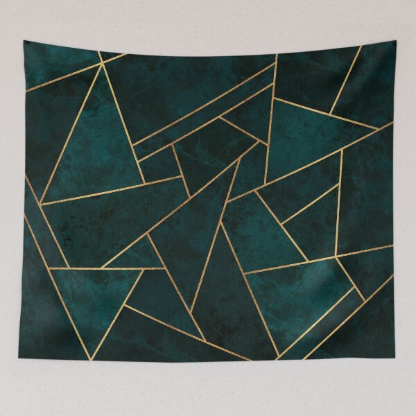 Item preview, Dark Teal Abstract Pattern designed and sold by AmbienceArt.