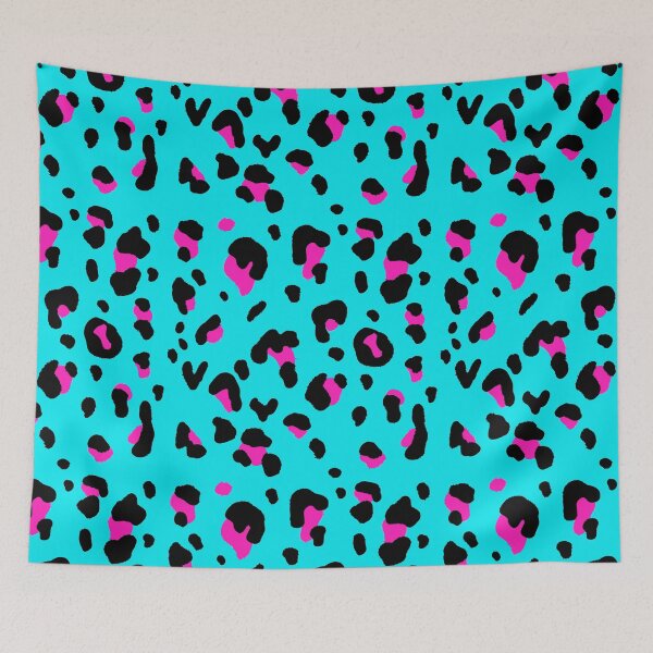 Item preview, Blue-Pink Leopard designed and sold by Sunsetcandyart.