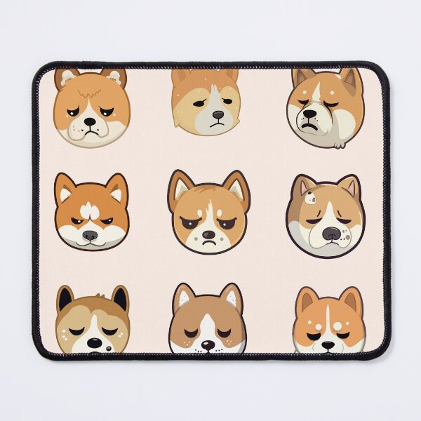 Item preview, Sad Shiba Inu Pack designed and sold by StickerWorlds.