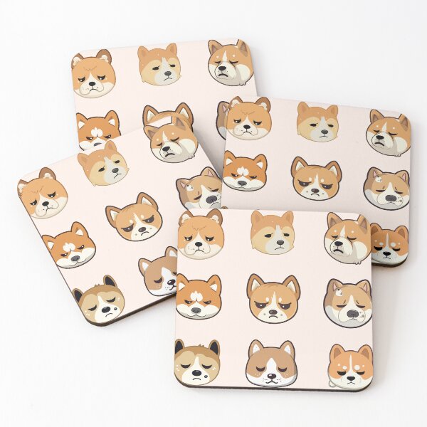 Item preview, Sad Shiba Inu Pack designed and sold by StickerWorlds.