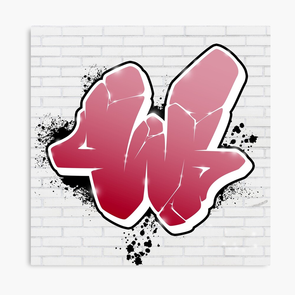 Letter W- Graffiti Street Art Style  iPad Case & Skin for Sale by