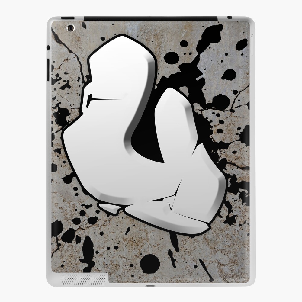 Letter W- Graffiti Street Art Style  iPad Case & Skin for Sale by  CreativeOpus