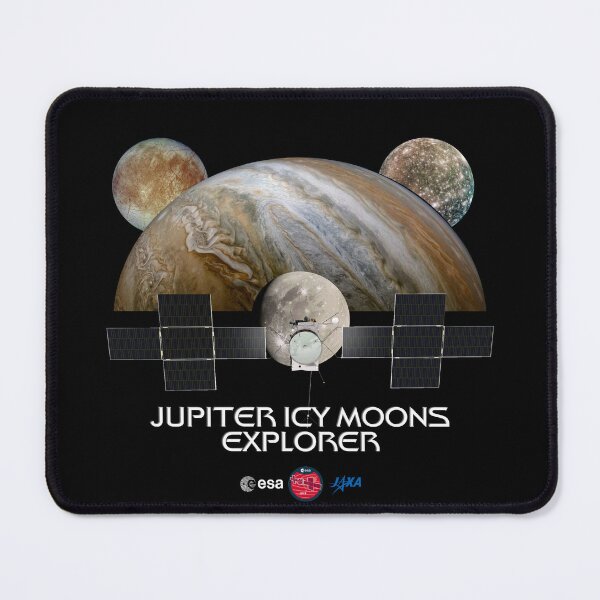 Item preview, JUICE Mission by ESA and JAXA: Show Your Support for Jupiter Icy Moons Exploration by ESA - Perfect for Astronomers, Physicists, Teachers, Space Enthusiasts, and Science Lovers designed and sold by marboywonderboy.