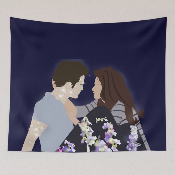 Item preview, Meadow in blue designed and sold by TilleyMoonUK.