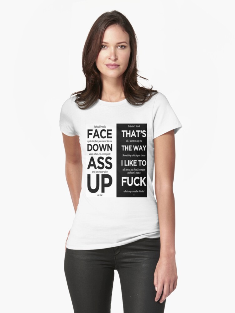 Face Down Ass Up T Shirt By Cordmarcos Redbubble