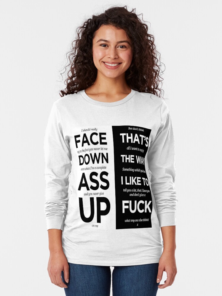 Face Down Ass Up T Shirt By Cordmarcos Redbubble 