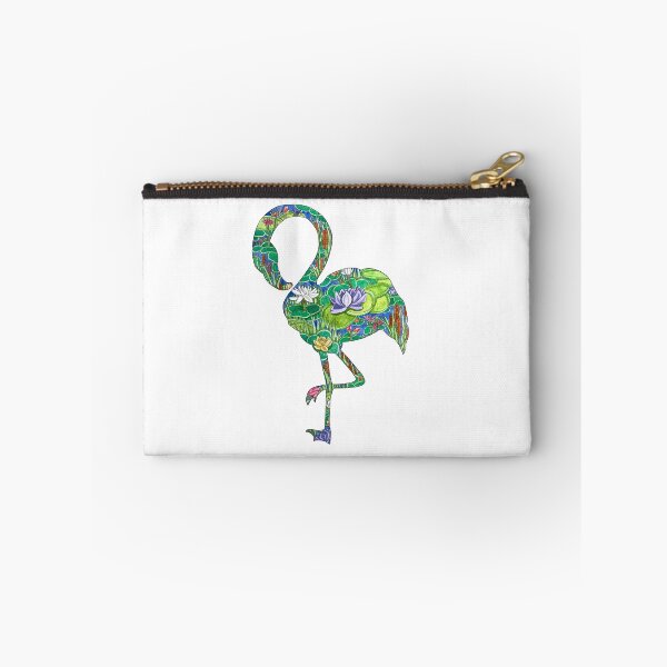 Item preview, Watercolor Flamingo Floral Silhouette designed and sold by Sproutopia-Art.