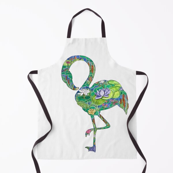 Item preview, Watercolor Flamingo Floral Silhouette designed and sold by Sproutopia-Art.