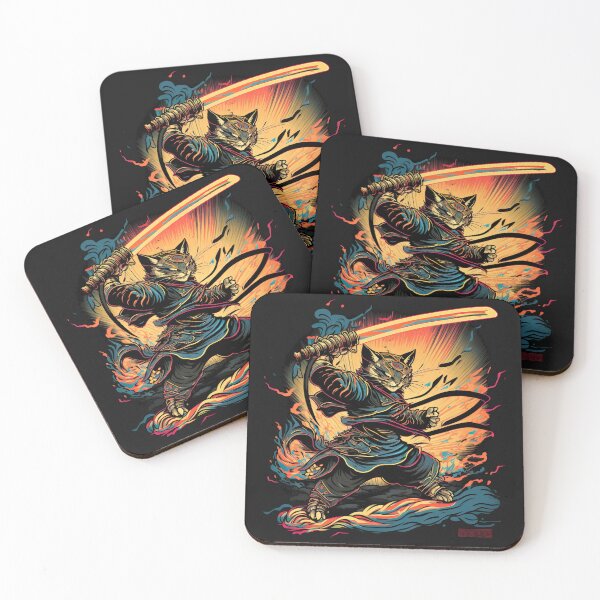 Item preview, Samurai Cat Warrior designed and sold by SasukiMedia.