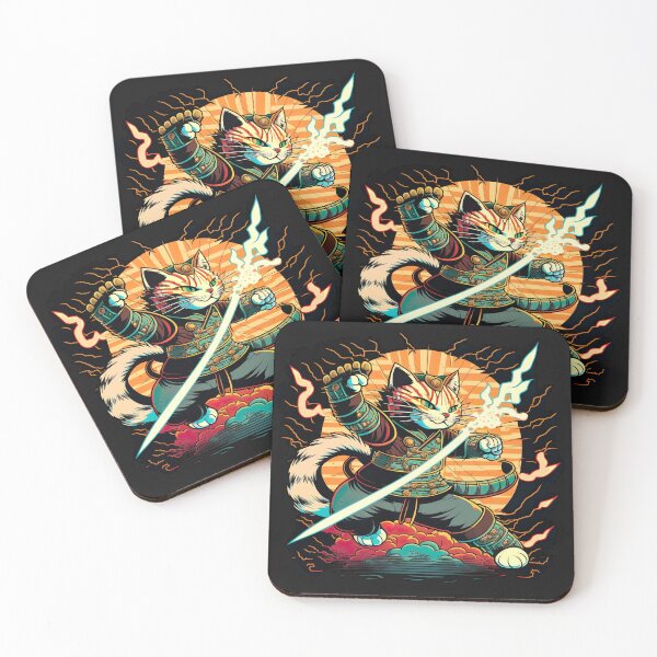 Item preview, Samurai Cat Warrior designed and sold by SasukiMedia.