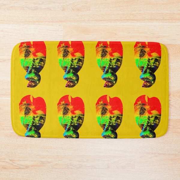 Item preview, A red green Bali face mask cut out designed and sold by kall3bu.
