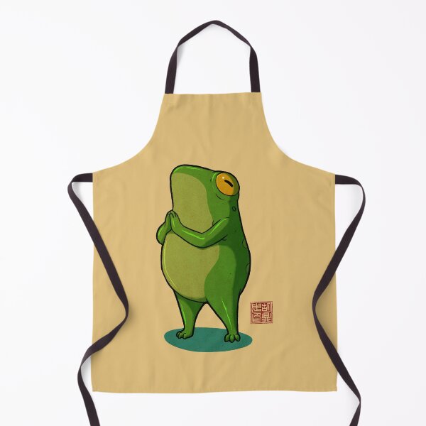 Item preview, Yoga Frog Prayer Pose Sun Salutation designed and sold by DingHuArt.