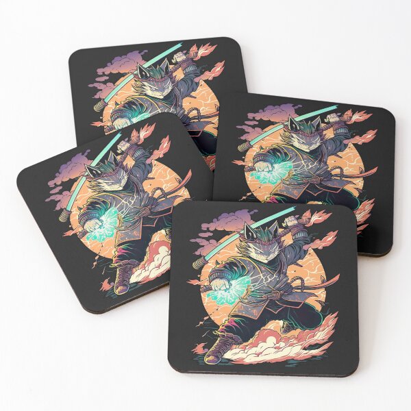 Item preview, Samurai Cat Warrior designed and sold by SasukiMedia.