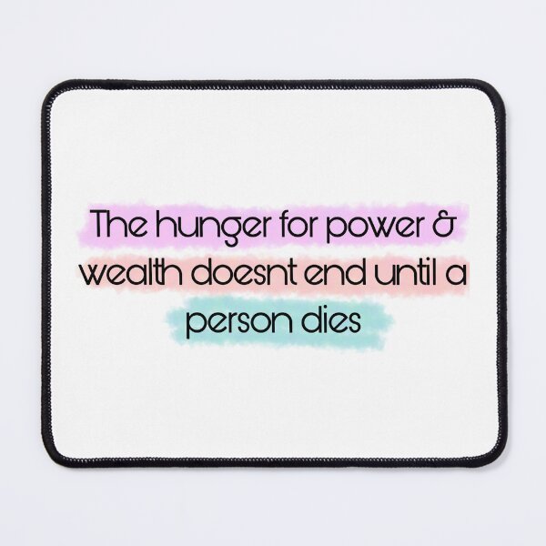 Item preview, The hunger for power & wealth  designed and sold by Cottage-store.