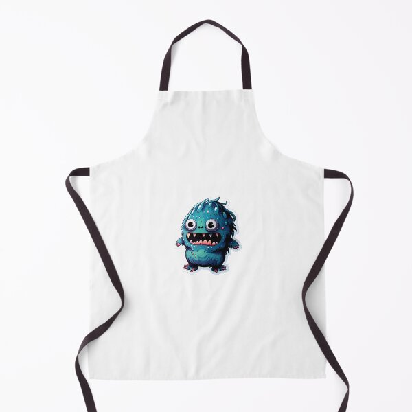 Item preview, Little Furry Blue Monster designed and sold by FiniCo Designs.