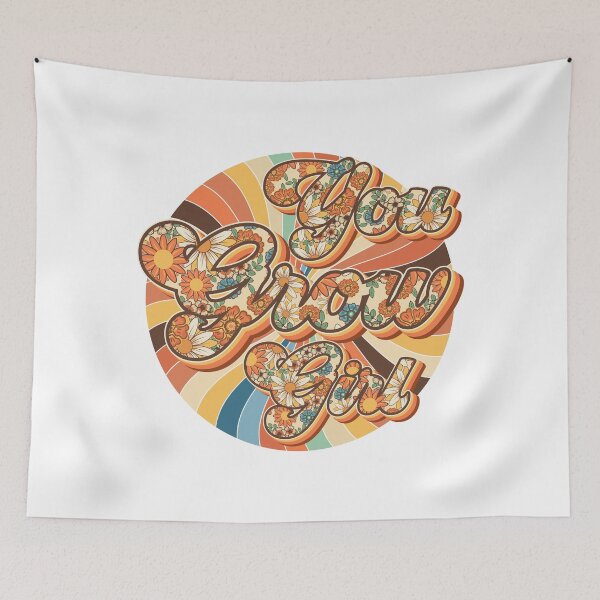Item preview, Mother day  plant  mama lover groovy quote You Grow Girl  designed and sold by HomeCoquette.
