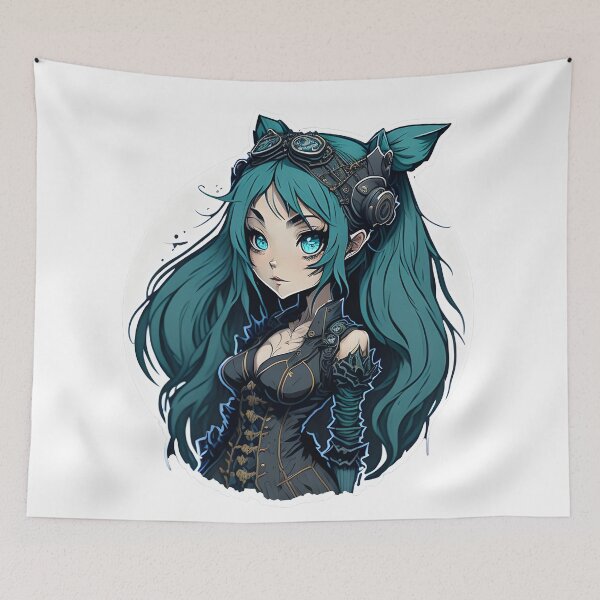 Item preview, Steampunk Anime Girl designed and sold by Harlechryzz.