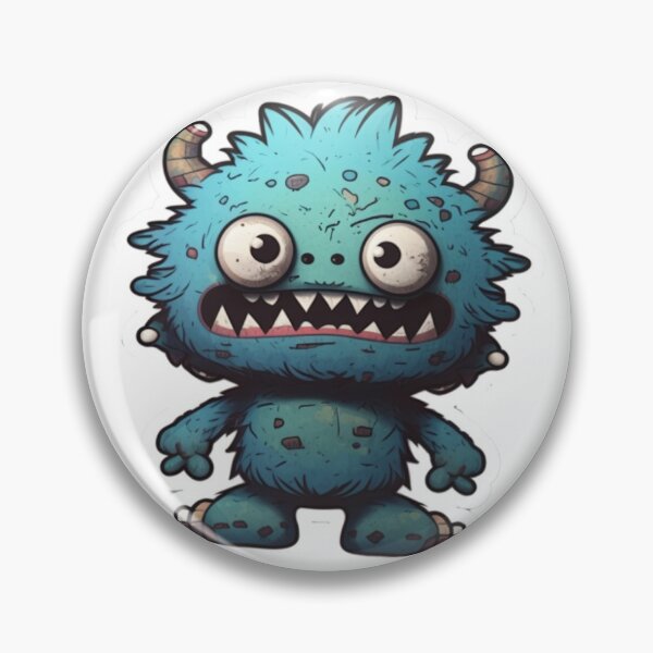 Item preview, Little Fuzzy Horned Monster designed and sold by FiniCo  Designs.