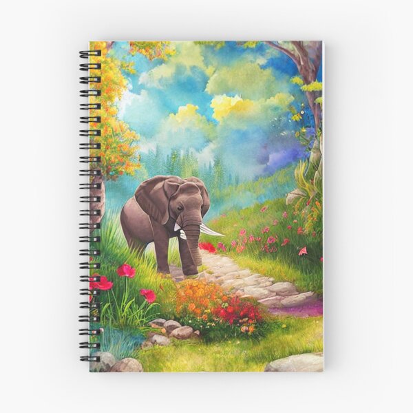 Item preview, Elephant in Garden of Flowers designed and sold by flyingalpaka22.