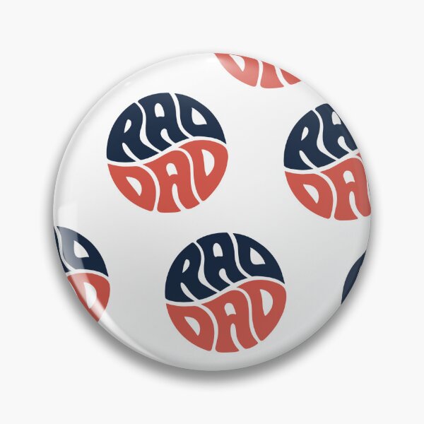 Item preview, Rad Dad Pattern Water Bottle designed and sold by Grizzlytees.
