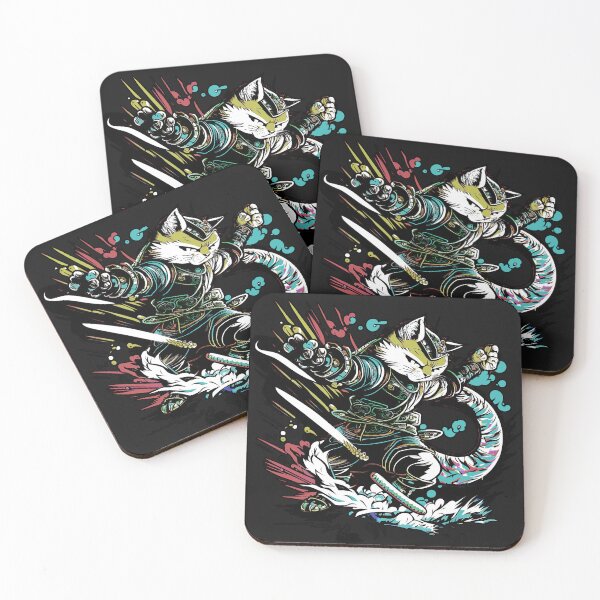 Item preview, Samurai Cat Warrior designed and sold by SasukiMedia.