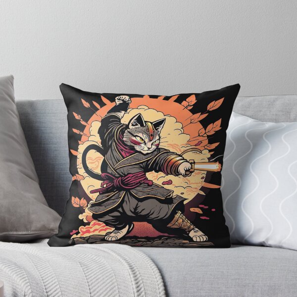 Item preview, Samurai Cat Warrior designed and sold by SasukiMedia.