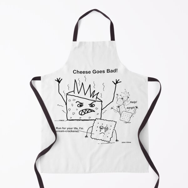 Item preview, Cheese Goes Bad designed and sold by Nikki Attree.