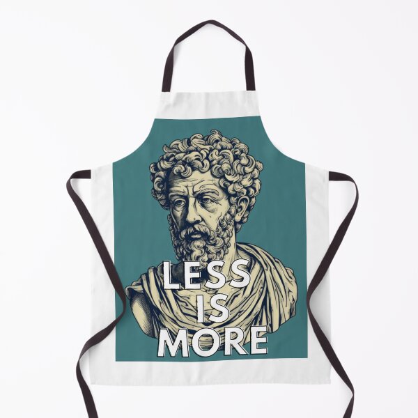Item preview, Stoics Illustration Marcus Aurelius Less is more designed and sold by CremisArt.