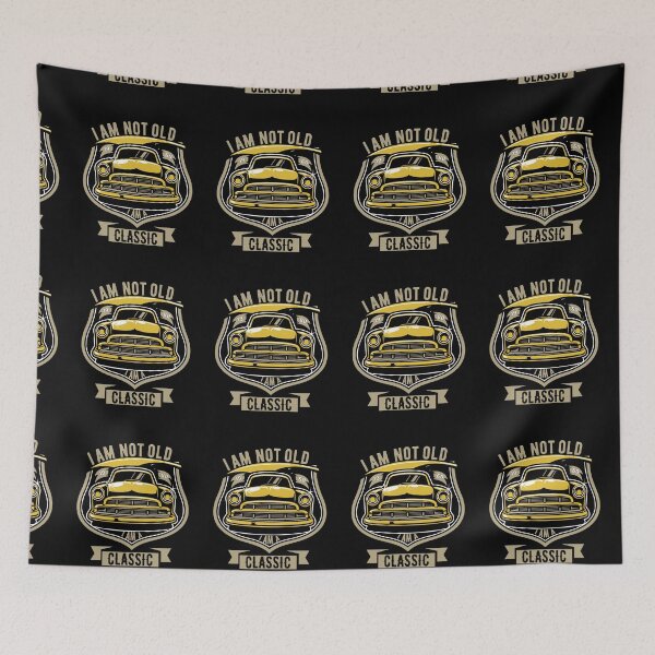 Item preview, I am not old I am a classic, Vintage car 1960 grandpa. designed and sold by cocochi.