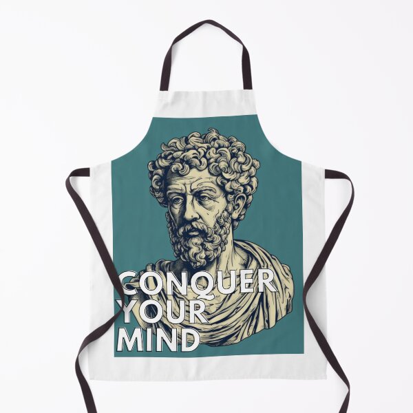 Item preview, Stoics Illustration Marcus Aurelius Conquer your mind designed and sold by CremisArt.