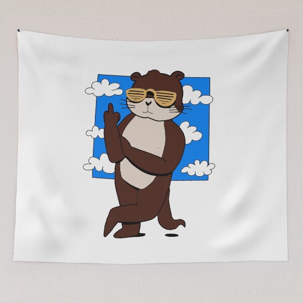 Item preview, Otter Disrespectful Puns designed and sold by Eolithic.