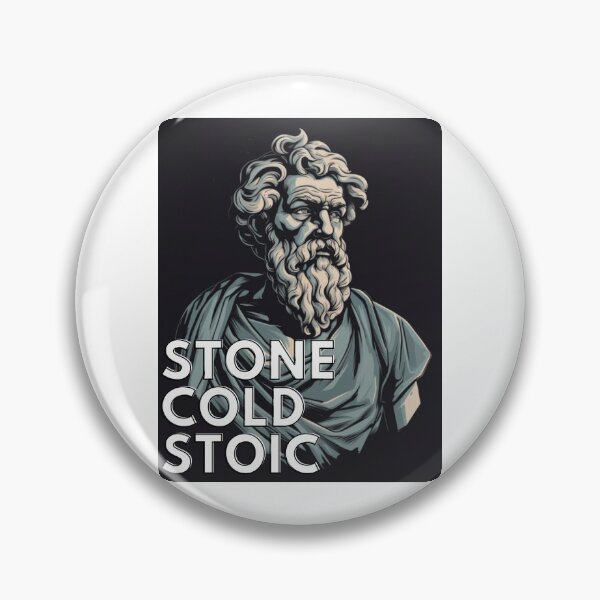 Artikelvorschau, Stoics Illustration Epictetus Stone Cold Stoic entworfen und verkauft von CremisArt.
