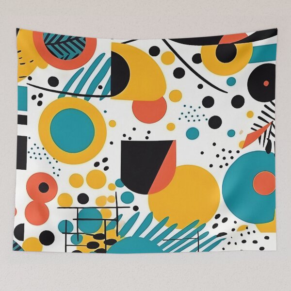 Item preview, Memphis 1980s Style Pattern designed and sold by PatternBestFan.