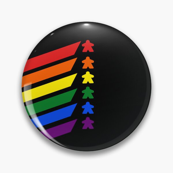 Item preview, Meeple Pride - Rainbow designed and sold by InkStars.