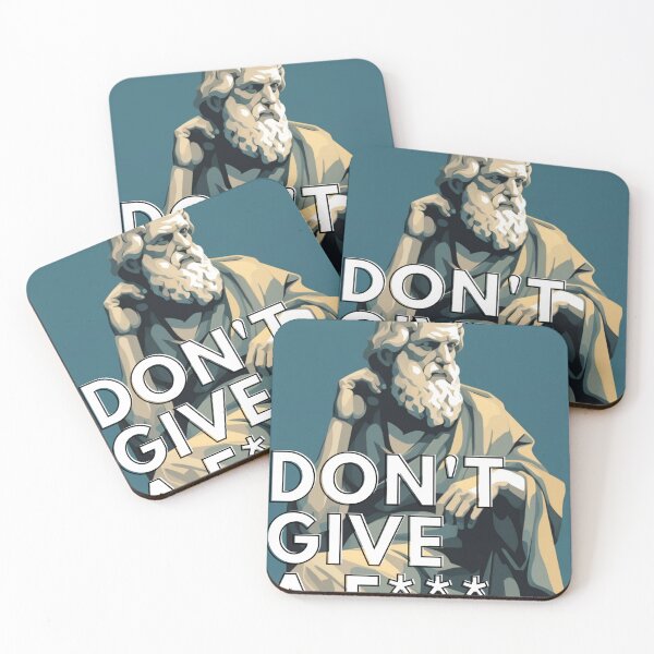 Item preview, Stoics Illustration Epictetus Don't give a F*** designed and sold by CremisArt.